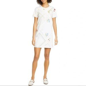 Tory Burch Handkerchief Print T-Shirt Dress M